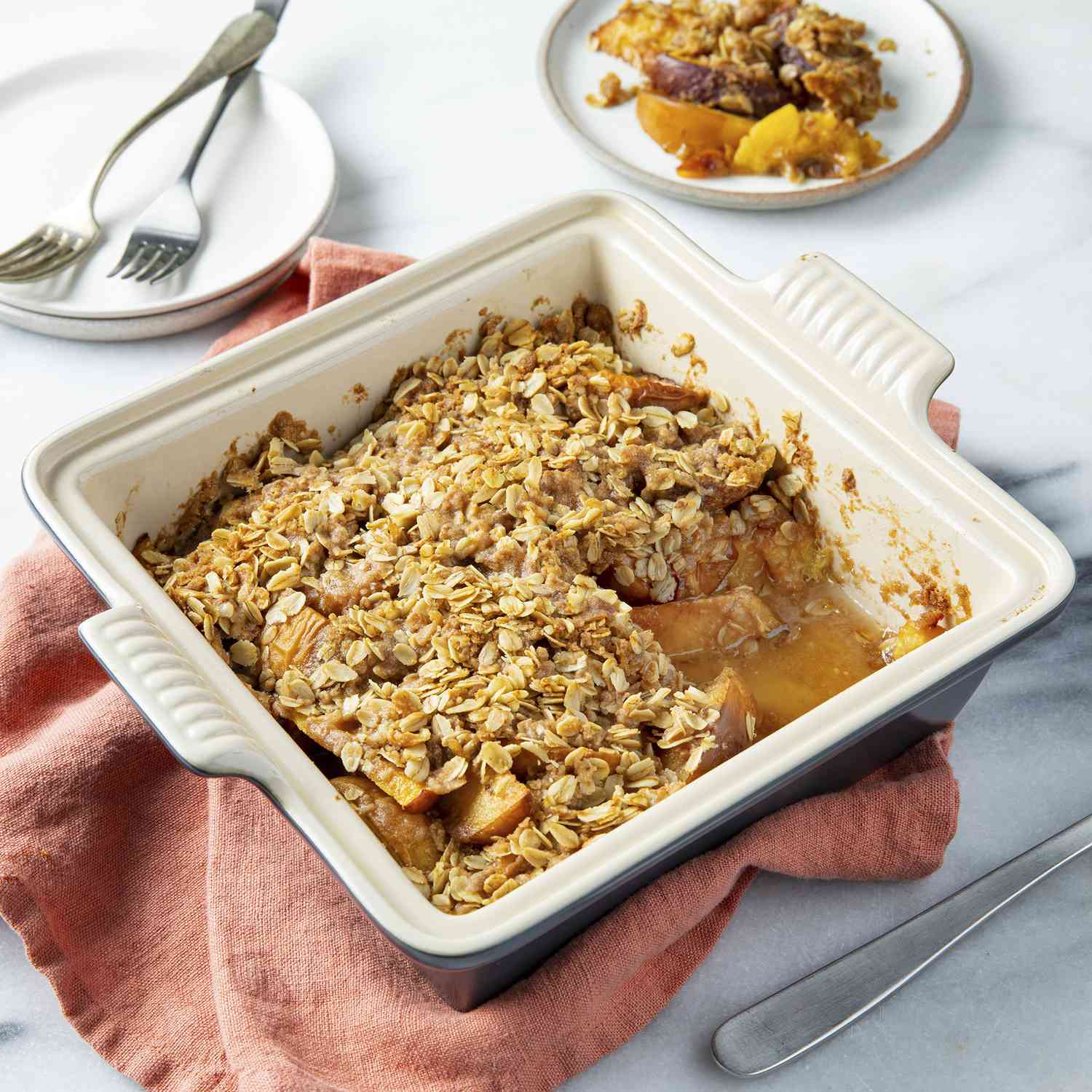 Recipe Mom's Peach Crisp 231532-Moms-Peach-Crisp-MFS_015_1-X-1-e88a744b8add48d99a270734fb53c3f9