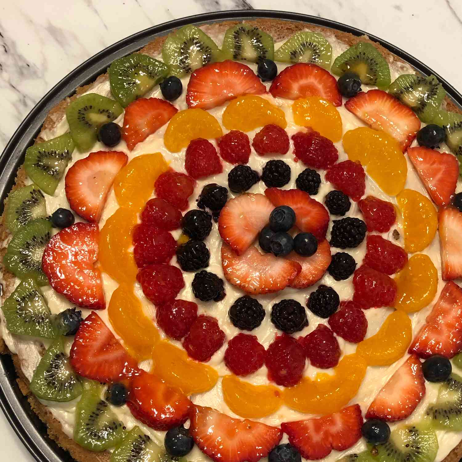 Recipe PHILADELPHIA® Fruit Pizza 6678575-042e87d4167e49d5aa346bc145694080