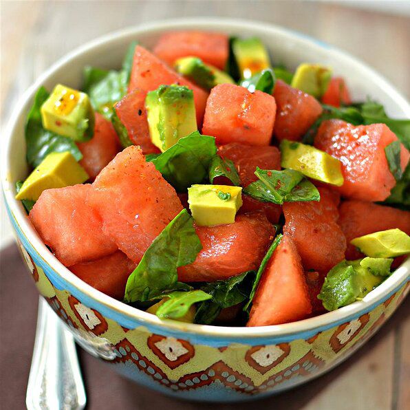 Recipe Avocado Watermelon Salad image-23919b34b063462ab521a61b29d86b9a